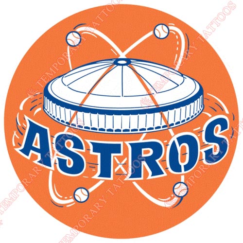 Houston Astros Customize Temporary Tattoos Stickers NO.1604